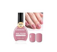 JODSONE 16.5ml Dusty Rose Nail Polish Large Volume Quick Drying Light Pink Nail Polish, Fast Drying and Long Lasting Color Nail Art DIY Home Manicure Gift for Women