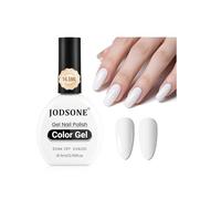 JODSONE 16.5ml Gel Nail Polish White Need U V Lamp Curing for Home Salon Nail Art DIY