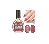 JODSONE 16.5ml Jelly Mauve Red Nail Polish Large Volume Quick Dry Nail Polish, Long Lasting Shine, Fingernail Toenail Nail Art DIY Home Travel Nail Art Gift