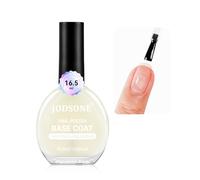 JODSONE Base Coat Nail Varnish 16.5ml, Nail Base Coat Quick Dry Large Volume BaseCoat, Color Lock Strengthen Nails for Women Salon DIY Nail Art