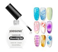 JODSONE Blooming Gel Nail Polish - 16.5ml Clear Blossom Gel for Watercolor, Marble & Floral Nail Art | Easy to Use with UV/LED Lamp for Salon & Home Manicure