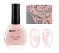JODSONE Ocean Wave Blooming Gel Polish,16.5ml Wave Light Pink Blooming Liquid for Spreading Effect Wave,High Fluidity Wave Textures for Ocean Wave Nail Art,DIY Nail Art Design,Use with Clear Base Coat