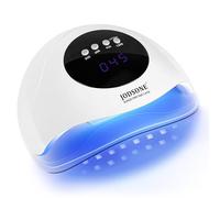 JODSONE UV Nail Lamp, LED Gel Nail Dryer Portable Gel Nail Lamp with Auto Sensor and 4 Timers Home Salon Use Nail Tools White