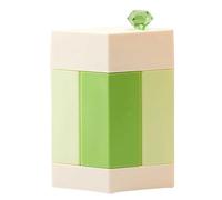 JODUY 4-in-1 Slim Travel Toiletry Bottle Set - Portable Refillable Containers for Shampoo, Conditioner, Body Wash & Lotion - Leak-Resistant Carry-On Kit, green