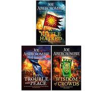 Joe Abercrombie The Age Of Madness 3 Books Collection Set (A Little Hatred, The Trouble With Peace, The Wisdom of Crowds)