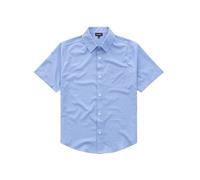 Joe & Bella Short-Sleeve Magnetic Button Shirts for Men - Adaptive Dress Shirts - Easy One-Hand Dressing, Blue Tile, Large