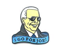 Joe Biden Metal Enamel Pin Badge I Go For Joe USA American Democrats
