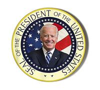 Joe Biden President of The United States Seal Small 10 x 56mm Vinyl Stickers Pack of 10