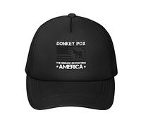 Joe Biden Sucks Donkey Pox The Disease Destroying America Peak Cap Trendy Mens Baseball Cap Adjustable Trucker Hat for Golf Running Fitness