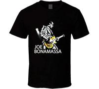 Joe Bonamassa T-Shirt Printed Tee Graphic Top for Men Shirt Black XL