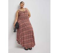 Joe Browns All in the Detail Maxi Dress Orange Multi-Coloured 12
