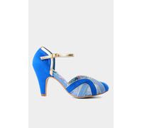 Joe Browns Art Deco Inspired Round Toe Shoes In Blue Blue
