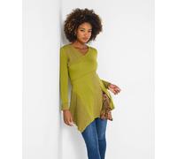 Joe Browns Asymmetric Hem Tunic In Green Green 12
