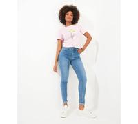 Joe Browns Basic High Waisted Stretch Skinny Fit Jeans In Pale Blue Pale Blue