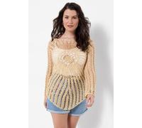 Joe Browns Boho Crochet Top With Relaxed Fit In Natural Natural
