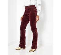 Joe Browns Bootcut Moleskin Trousers In Plum Plum 10S