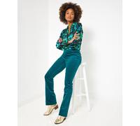 Joe Browns Bootcut Moleskin Trousers In Teal Teal 10S