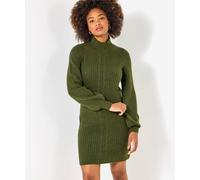 Joe Browns Chunky Cable Knit Jumper Dress In Green Green 14