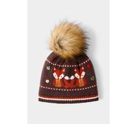 Joe Browns Cosy As A Fox Knitted Hat Brown