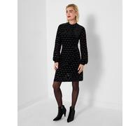 Joe Browns Devore Heart Velvet Dress In Black Black 10