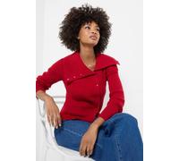 Joe Browns Dixy Off The Shoulder Cardigan In Red Red