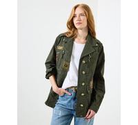 Joe Browns Embellished Utility Jacket In Khaki Khaki