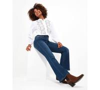 Joe Browns Women's Essentials Western Bootcut Flared Jeans, Blue, 16R