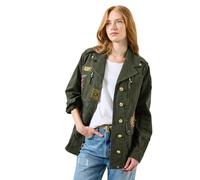 Joe Browns Female Embellished Utility Jacket, Regular, Green, UK 12