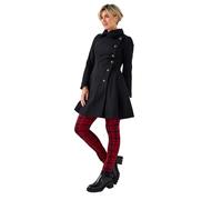 Joe Browns Female Oversized Collar Versatile Black Coat, Regular, Black, UK 18