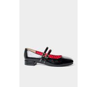Joe Browns Women's French Ways Double Strap Mary Jane Flat Shoes, Black, UK 6