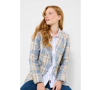 Joe Browns Heritage Check Gold Button Jacket In Blue Blue