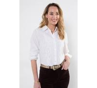 Joe Browns Isabella Embroidered Collared Shirt In White White