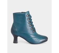 Joe Browns Lace Up Fenchurch Leather Ankle Boots In Teal Teal 5