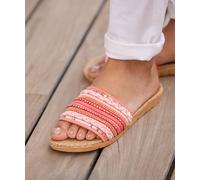 Joe Browns Women's Lightweight Sequin Embellished Sliders Slide Sandal, Pink, Large UK