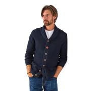Joe Browns Men's Aztec Trim & Washed Look Shawl Neck Cardigan Sweater