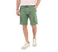 Joe Browns Mens Belted Relaxed Fit Cargo Shorts, Khaki, 38 UK