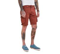 Joe Browns Men's Belted Relaxed Fit Cargo Shorts, Russet, 32