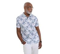 Joe Browns Men's Bird Print Polo Shirt, White, M
