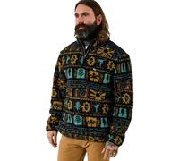 Joe Browns Men's Borg Zip Up Neck Funnel, Regular, Black, UK XXL