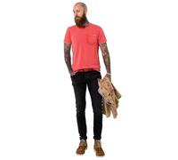 Joe Browns Men's Contrast Embroidered Crew Neck Tee, Regular, Red, UK XXL