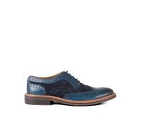 Joe Browns Men's East Side Double Stitched Leather Brogues Oxford, Blue, 11 UK