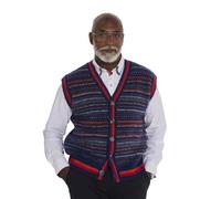 Joe Browns Men's Fabulous Fairisle Style Knitted Waistcoat
