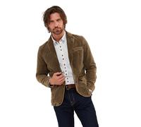 Joe Browns Men's Fashion Chunky Cord Blazer with Contrast Elbow Patches, Brown, Regular Fit, 38
