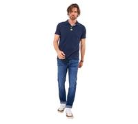 Joe Browns Men's Fashion Contrast Button Pique Polo Shirt, Regular Fit, Navy, M