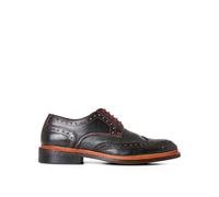 Joe Browns Men's Hand Lasted Premium Dark Leather Brogue Oxford, Black, 9 UK