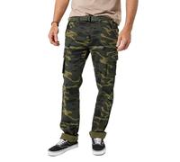 Joe Browns Men's Khaki Camo Print Cargo Trousers Casual Pants, 30