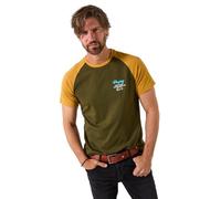 Joe Browns Men's Music Decks Crew Neck T-Shirt, Khaki, L