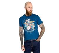 Joe Browns Men's Music-Inspired Bold Crew Neck T-Shirt, Blue, L