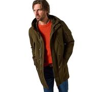 Joe Browns Men's Quilted Lined Parka Jacket, Khaki, XXL