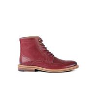 Joe Browns Men's Red Leather Brogue Boots Fashion, 11 UK